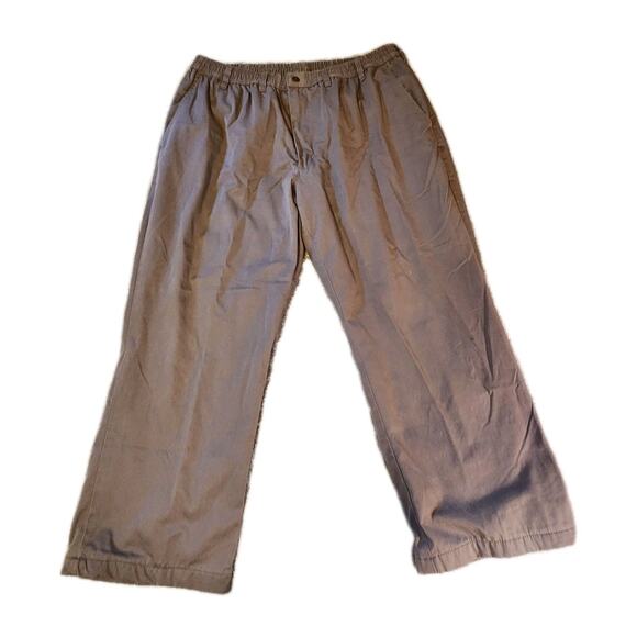 Haband's Arctic Bear Collection Thermal Lined Flat Front Twill Pants Mens 44S - Picture 7 of 9